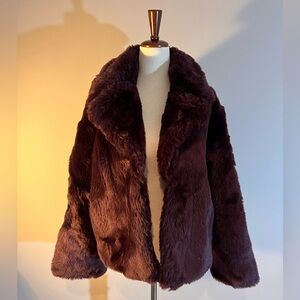 Women's Faux Fur Jacket - A New Day